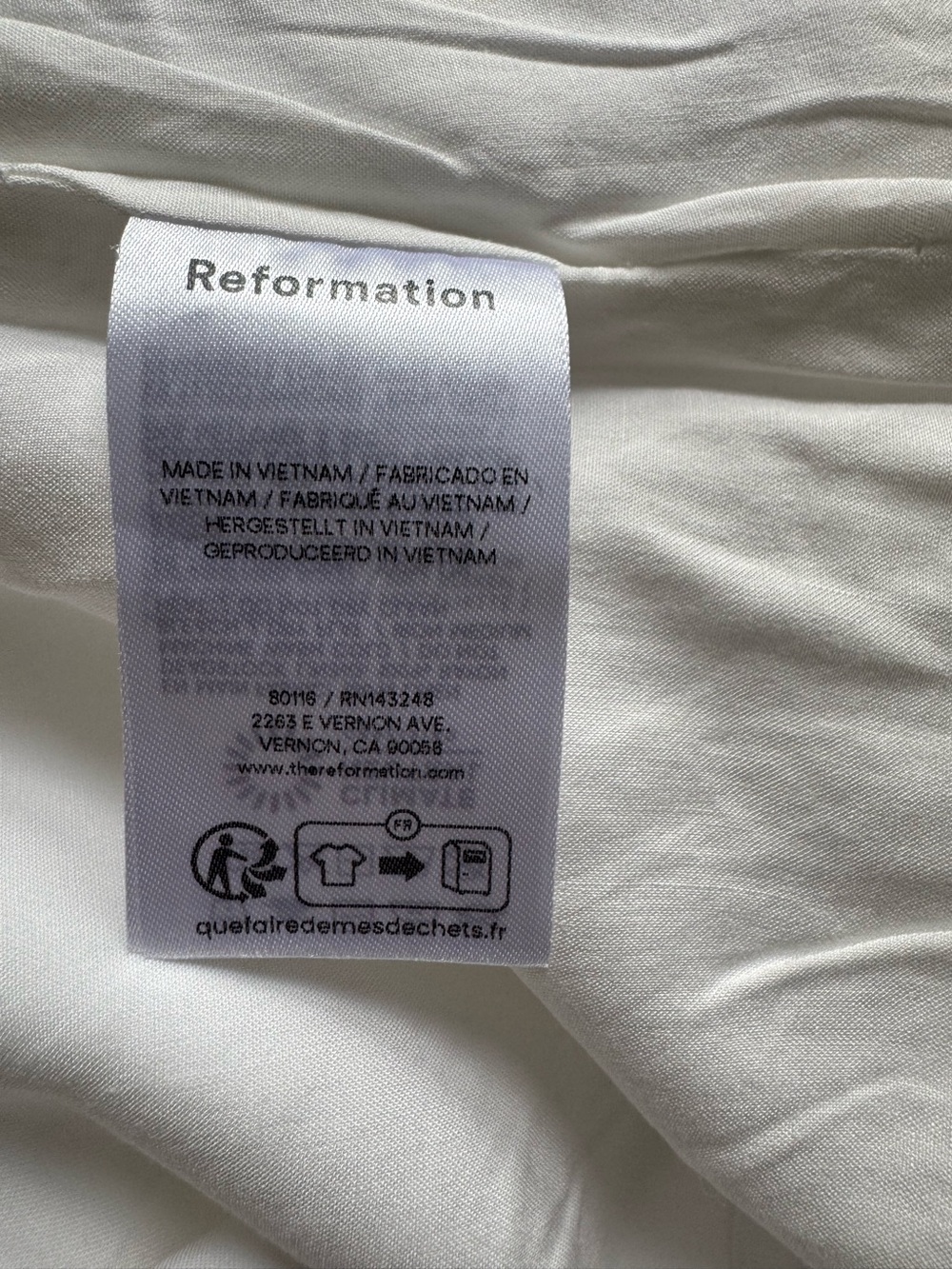 NWT Size 10 - Reformation 100% Linen floral embroidery Mini Skirt - Picture 13 of 15
